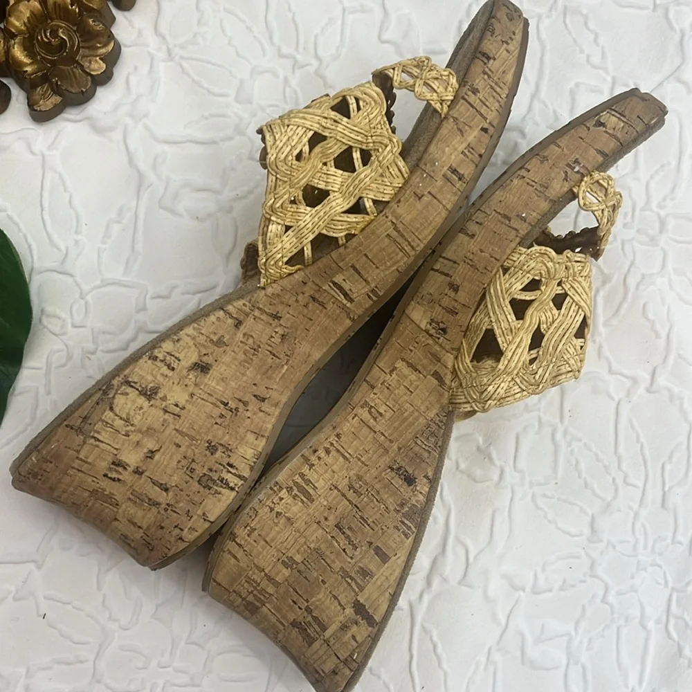 Vintage 90s Y2K Mudd Wedge Sandals